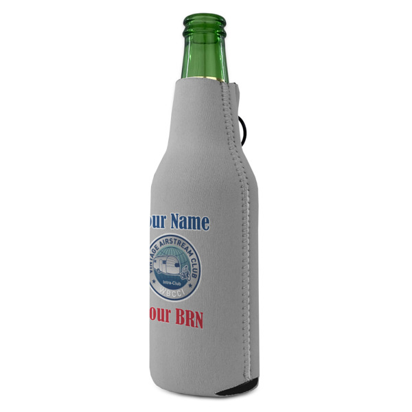 Custom Design - Zipper Bottle Cooler - ANGLE (bottle)