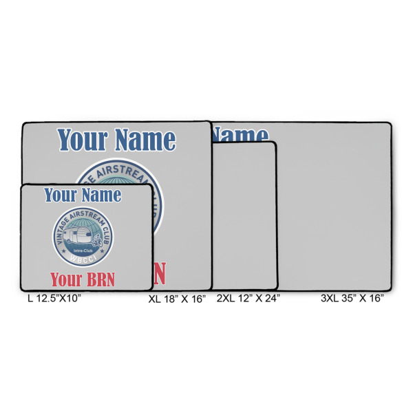 Custom Design - Gaming Mats - Size Chart