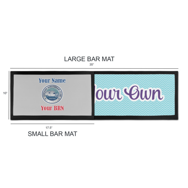 Custom Design - Bar Mats - Sizing Chart