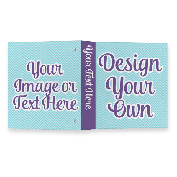 Custom Design - 3 Ring Binders - Full Wrap - 1" - Open Outside