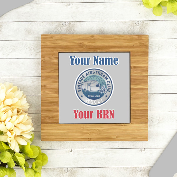 Custom Design - Bamboo Trivet with 6" Tile - LIFESTYLE