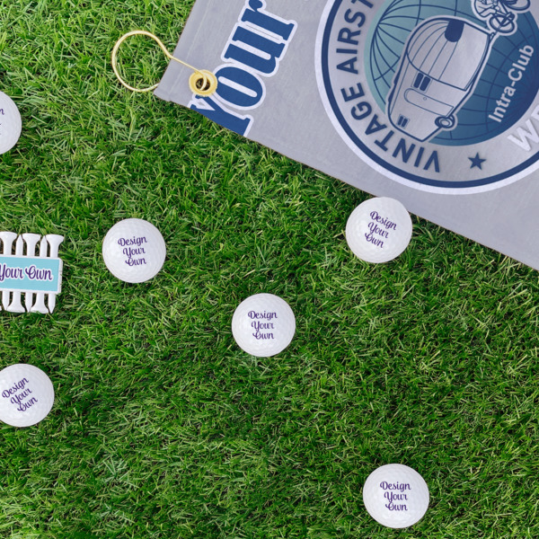 Custom Design - Golf Balls - Generic - Set of 12 - LIFESTYLE