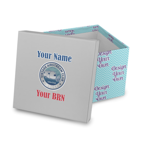 Custom Design Your Own Gift Box with Lid - Canvas Wrapped