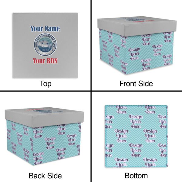 Custom Design - Gift Boxes with Lid - Canvas Wrapped - X-Large - Approval