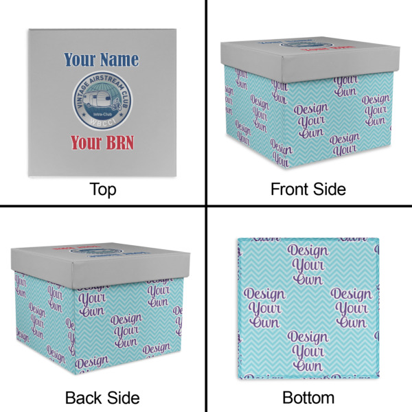 Custom Design - Gift Boxes with Lid - Canvas Wrapped - Small - Approval