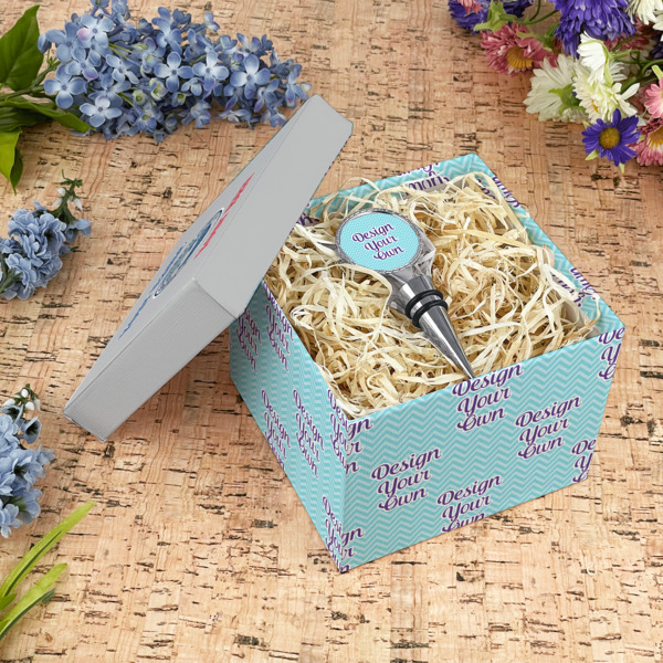 Custom Design - Gift Boxes with Lid - Canvas Wrapped - Medium - In Context