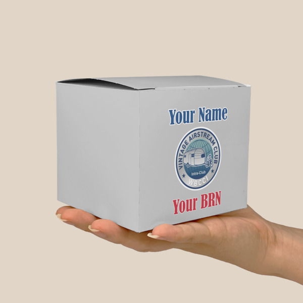 Custom Design - Cube Favor Gift Box - Scale View