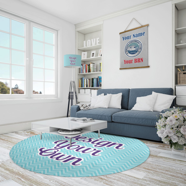 Custom Design - Round Area Rug - IN CONTEXT