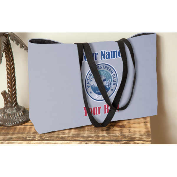 Custom Design - Tote w/Black Handles - Lifestyle View