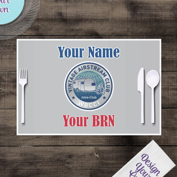 Custom Design - Disposable Paper Placemat - In Context
