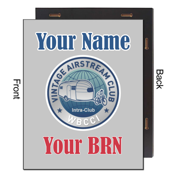 Custom Design - 16x20 Wood Print - Front & Back View