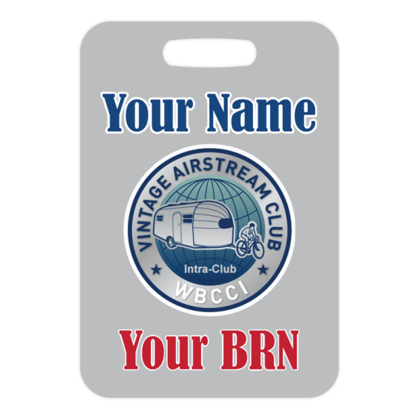 Custom Design - Metal Luggage Tag - Front Without Strap