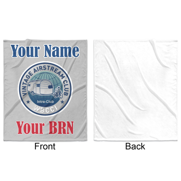 Custom Design - Minky Blanket - 50"x60" - Single Sided - Front & Back