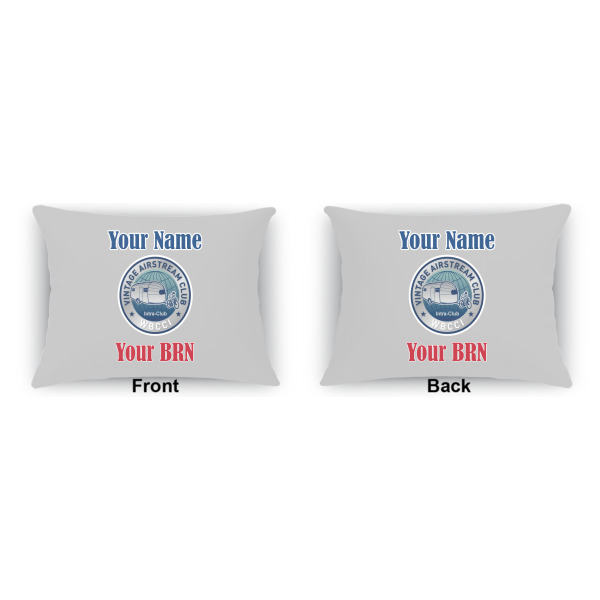 Custom Design - Indoor Rectangular Burlap Pillow (Front and Back)