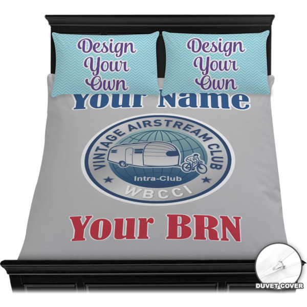 Custom Design - Bedding Set - Queen - Duvet - On Bed