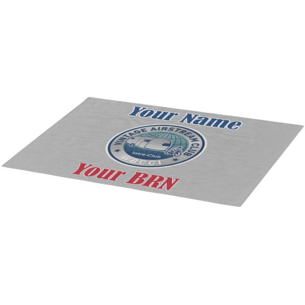 Custom Design - Burlap Placemat (Angle View)