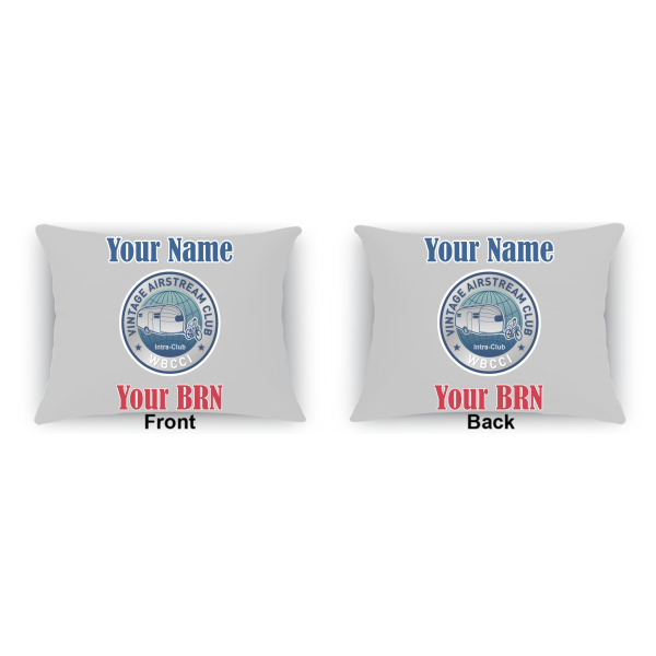 Custom Design - Outdoor Rectangular Throw Pillow (Front and Back)