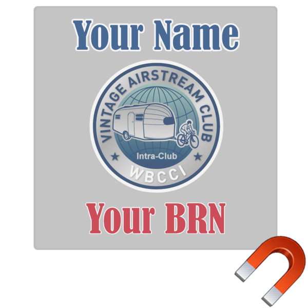 Custom Design Your Own Square Car Magnet - 6"