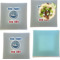 Design Your Own Glass Square Lunch / Dinner Plate 9.5" - Set of 4