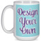 Design Your Own 15 oz Coffee Mug - White