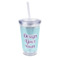 Design Your Own 16 oz Double Wall Acrylic Tumbler with Lid & Straw - Full Print