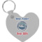 Design Your Own Heart Plastic Keychain