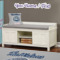 Custom Design - Wall Name Decal Above Storage bench