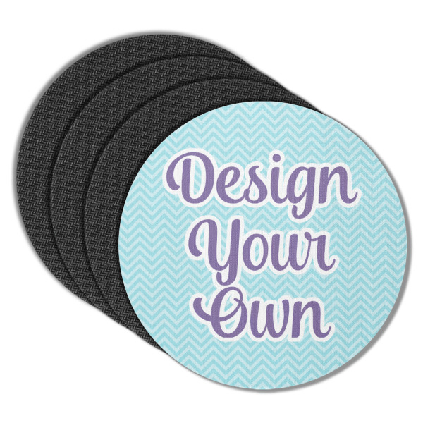 Custom Design - Round Coaster Rubber Back - Main