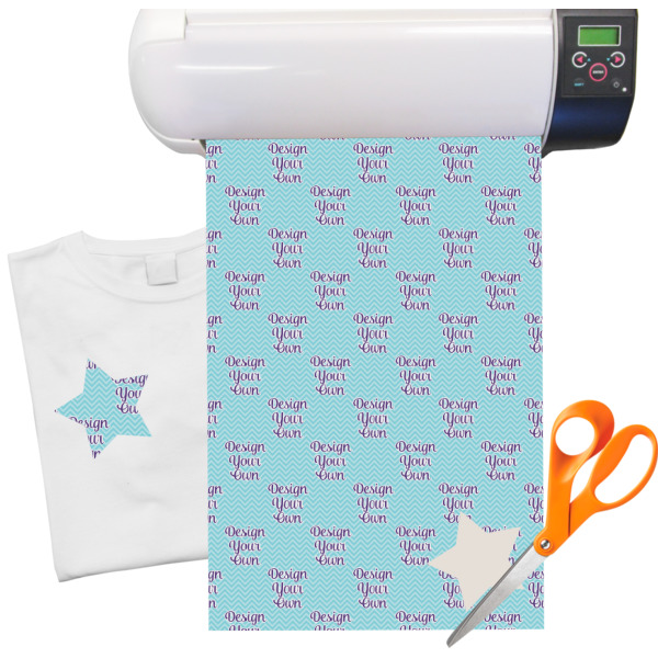 Custom Design Your Own Heat Transfer Vinyl Sheet - 12" x 18"