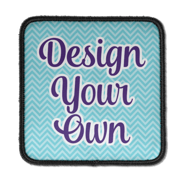 Custom Design - Iron On Patch -  Square - Front