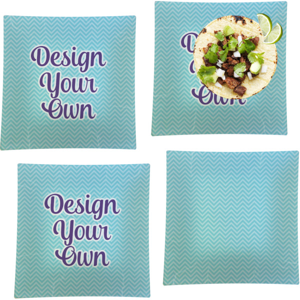 Custom Design - Set of Square Dinner Plates