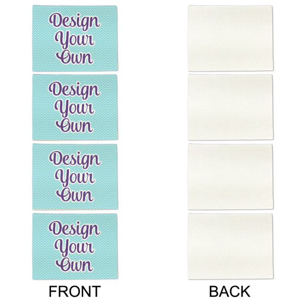 Custom Design - Linen Placemat - APPROVAL Set of 4 (single sided)