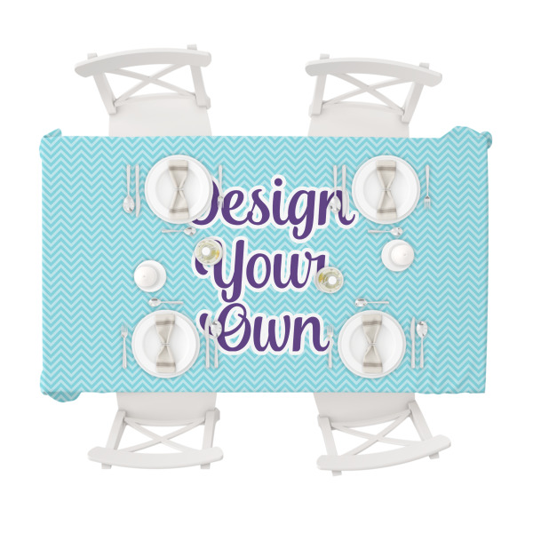 Custom Design - Tablecloths (58"x102") - TOP VIEW (with plates)