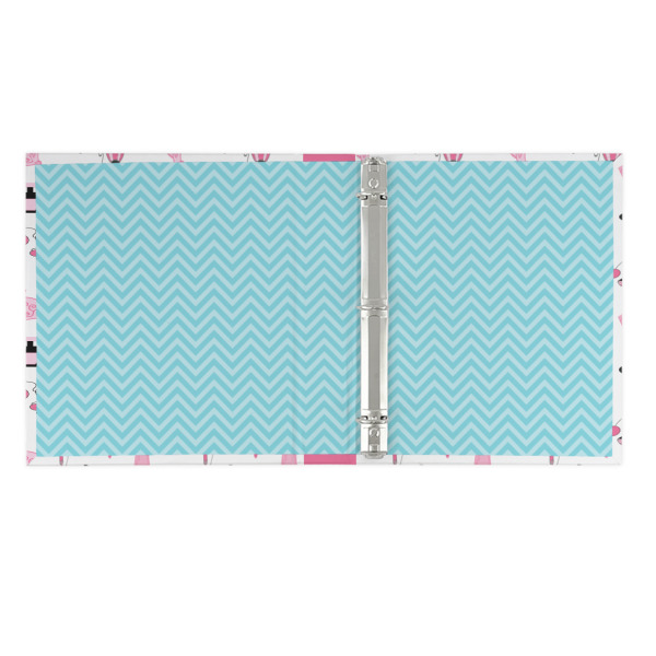 Custom Design - 3 Ring Binders - Full Wrap - 1" - Open Inside