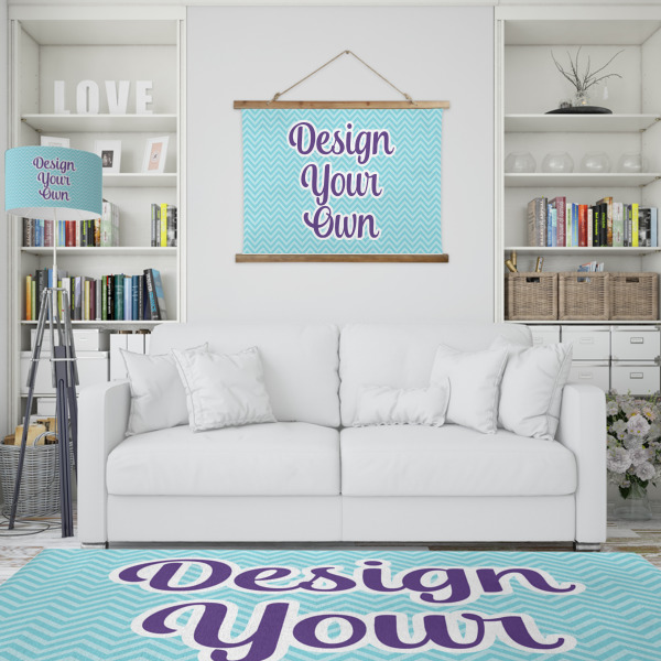 Custom Design - Wall Hanging Tapestry - Landscape - In Context