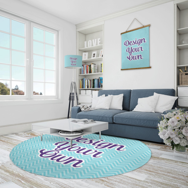 Custom Design - Round Area Rug - IN CONTEXT