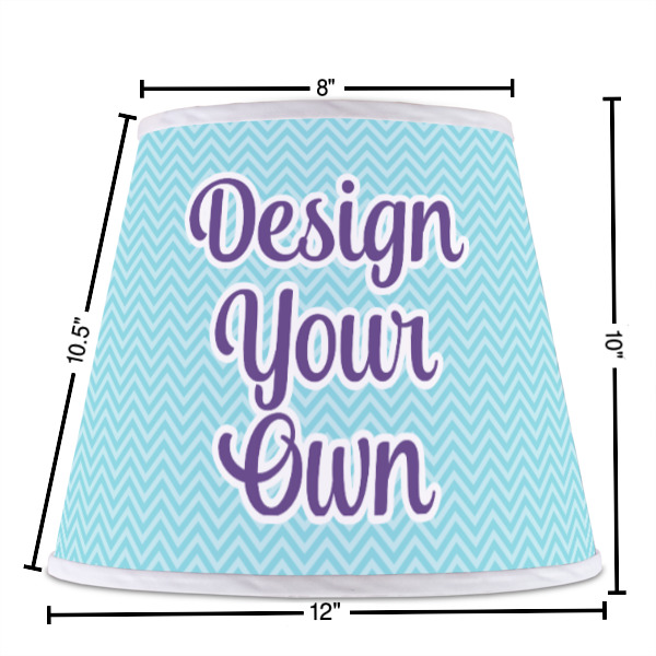 Custom Design - Poly Film Empire Lampshade - Dimensions