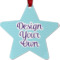 Design Your Own Metal Star Ornament - Double-Sided