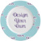 Design Your Own Ceramic Dinner Plates - Set of 4