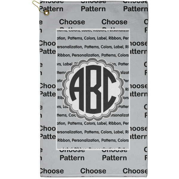 Custom Design Your Own Golf Towel - Poly-Cotton Blend - Small