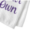 Custom Design - Waffle Weave Towel - Closeup of Material Image