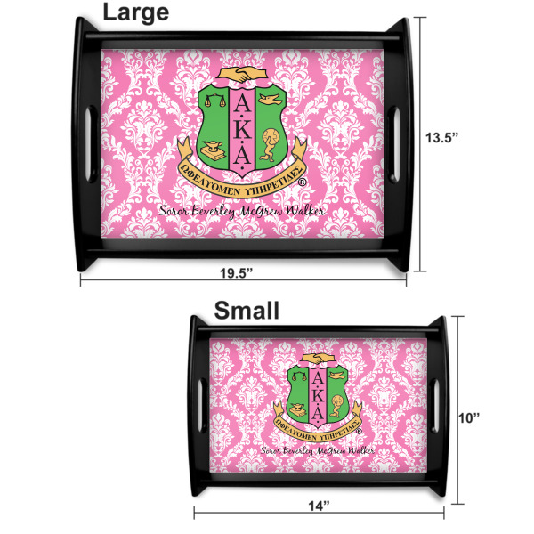 Custom Design - Serving Tray Black Sizes