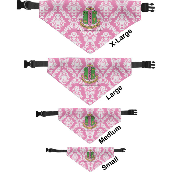 Custom Design - Pet Bandana Sizes