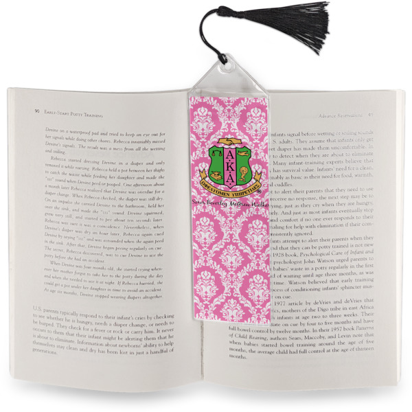 Custom Design - Bookmark w/ Tassel - In Book