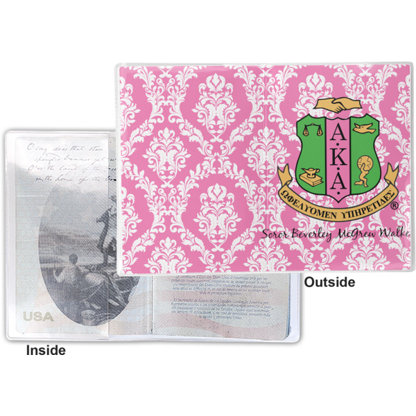 Custom Design - Vinyl Passport Holder - Flat Front and Back