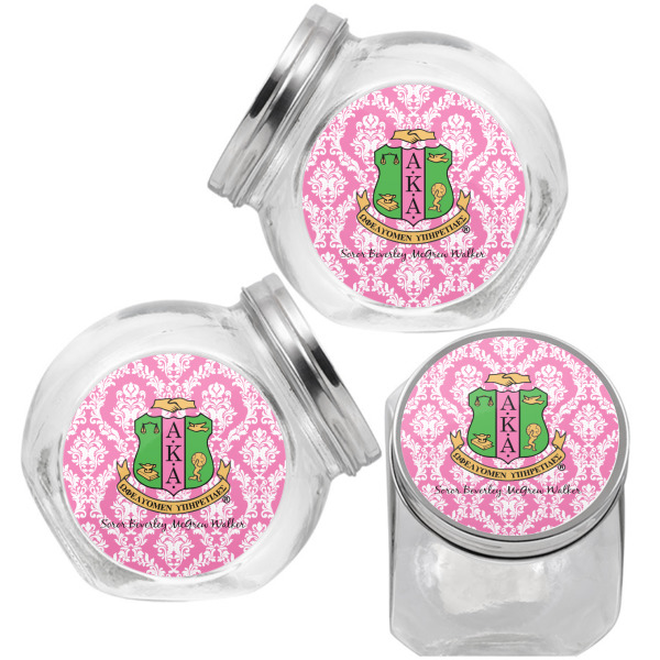 Custom Design - Puppy Treat Jar - Top Left Right