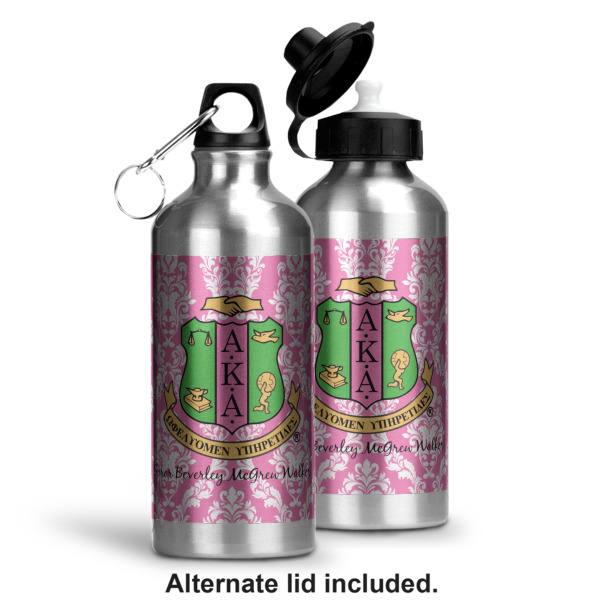 Custom Design - Aluminum Water Bottle - Alternate lid options
