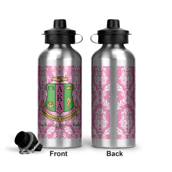 Custom Design - Aluminum Water Bottle - Front and Back