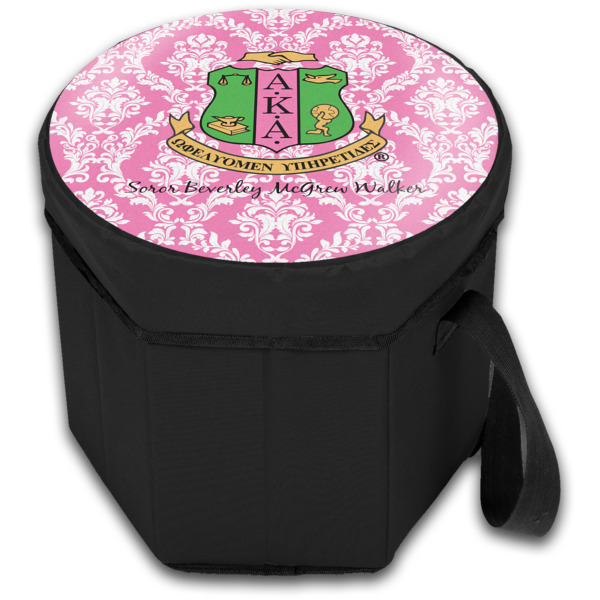 Custom Design - Collapsible Personalized Cooler & Seat (Closed)