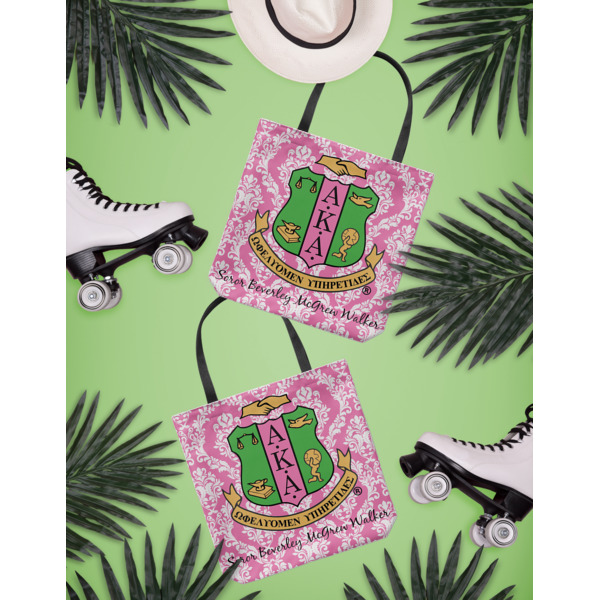 Custom Design - Canvas Tote Lifestyle Front and Back